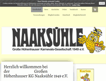 Tablet Screenshot of naaksuehle.de